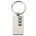 Silver Massage Key Tag w/ 3 Roller Balls